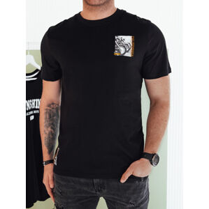 Pánske tričko s potlačou Farba čierna DSTREET RX5482