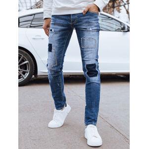 Pánske modré džínsové nohavice Dstreet UX4297