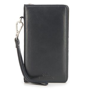 Dámska kožená peňaženka s vreckom na telefón 26-2-444-N
