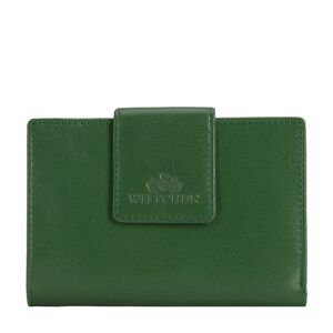 Dámska kožená peňaženka s elegantným patentným gombíkom 14-1-048-L0