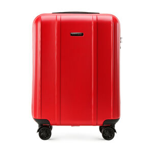 Malý cestovný kufor - červený