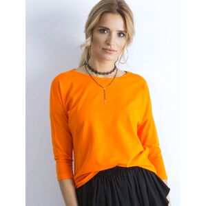 Oranžové dámske tričko RV-BZ-4661.44P-orange Veľkosť: L