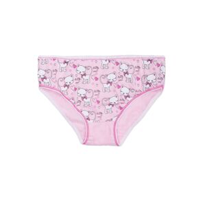 Ružové dievčenské nohavičky s potlačou mačičiek a srdiečok -BR-MT-6835-pink Veľkosť: 122/128