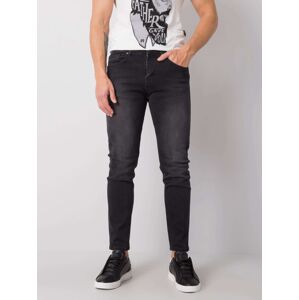 Tmavosivé džínsy Shaun PSLM033-524-darkgrey Veľkosť: S