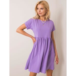 Dámske fialové šaty RV-SK-5672.03P-purple Veľkosť: XL