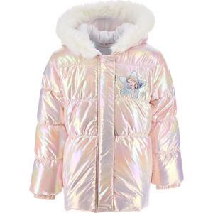 Disney Frozen Ružová teplá zimná bunda s holo efektom Veľkosť: 116