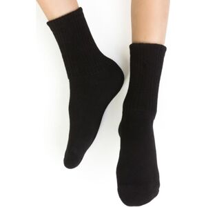 Čierne teplé ponožky pre deti Art. 020 DC041, BLACK Veľkosť: 29-31