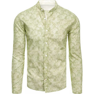 Zelená vzorovaná košeľa DX2303 Veľkosť: L