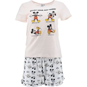 Mickey Disney Krémové dámske letné pyžamo Veľkosť: M