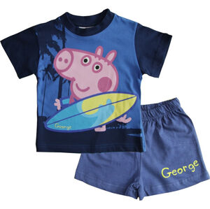 Tmavomodré chlapčenské pyžamo Peppa Pig Veľkosť: 116