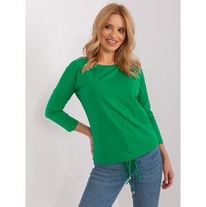 Zelené tričko s 3/4 rukávom RV-BZ-4691.49-green Veľkosť: M