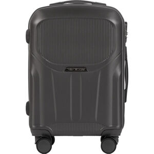 Antracitový cestovný kufor PREDATOR veľ. S PDT01, Small travel suitcase Wings S, Dark Grey Veľkosť: S
