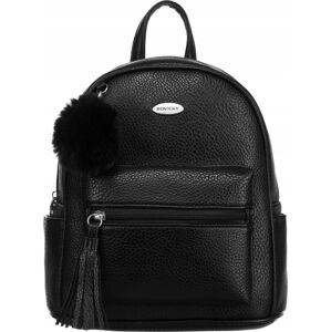 Rovicky Čierny štýlový batoh s príveskom R-PZP-02 Veľkosť: ONE SIZE