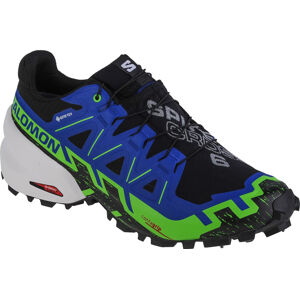Modro-čierne trekkingové topánky Salomon Spikecross 6 GTX 472687 Veľkosť: 46 2/3