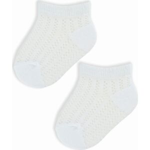 Biele novorodenecké ponožky Noviti SB072 0-12 miesięcy Veľkosť: 0-6 M