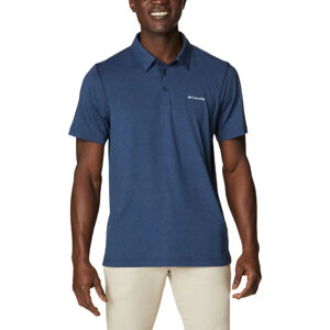 Tmavomodré polotričko Columbia Tech Trail Polo Shirt 1768701465 Veľkosť: XL