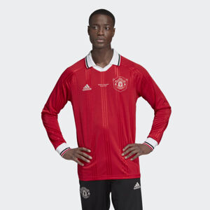 Tričko s dlhým rukávom Adidas Manchester United Icons Tee Rea Red - 2XL