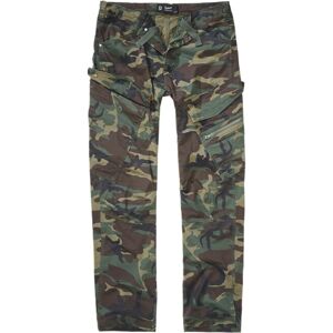 Brandit Adven Slim Fit Cargo Pants woodland - L