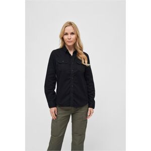 Brandit Ladies Vintageshirt Longsleeve black - 4XL