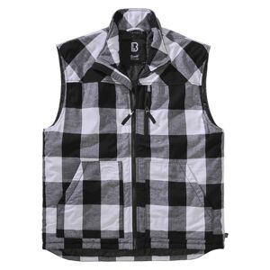 Brandit Lumber Vest white/black - S