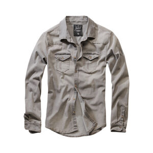 Brandit Riley Denim Shirt grey - 4XL