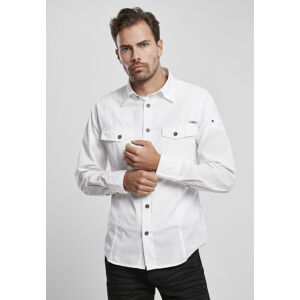 Brandit Slim Worker Shirt white - S