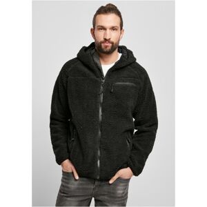 Brandit Teddyfleece Worker Jacket black/grey - XL