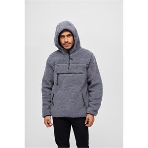 Brandit Teddyfleece Worker Pullover Jacket anthracite - 5XL