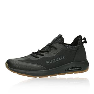 Bugatti pánske komfortné tenisky - čierne - 44