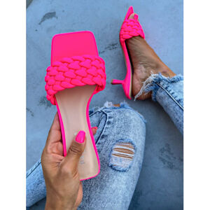 Opletené ružové sandále ZANDA+ veľkosť: 40