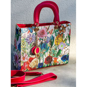 Kvetovaná kabelka ZOYA veľkosť:  farba: rose