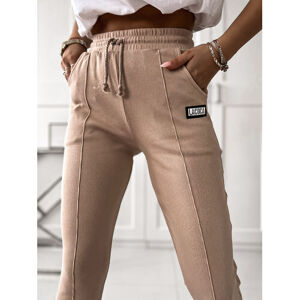 Rebrované športové nohavice s gumeným pásom KERY* veľkosť: L/XL