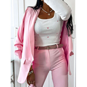Elegantné ružové sako UBERTA veľkosť: one size