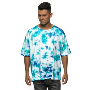 Cayler & Sons CSBL Meaning Of Life Tie Dye Box Tee white/blue - L