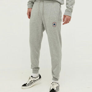 Tepláky Converse Go-To All Star Patch Grey Sweatpants - XL