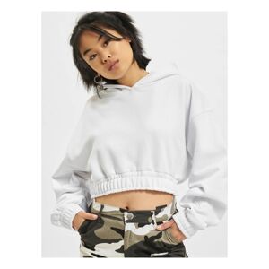 DEF Cropped Hoody white - XL