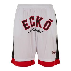 Ecko Unltd. Shorts BBALL white/red - L