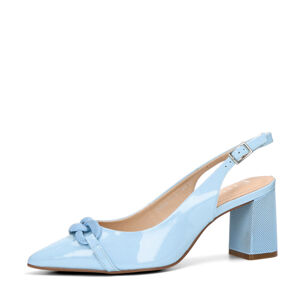 ETIMEĒ dámske kožené módne sandále - modré - 41