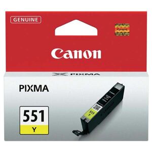 Canon originál ink CLI551Y, yellow, 7ml, 6511B001, Canon PIXMA iP7250, MG5450, MG6350, MG7550, žltá