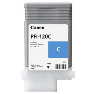 Canon originál ink PFI120C, cyan, 130ml, 2886C001, Canon TM-200, 205, 300, 305, azurová