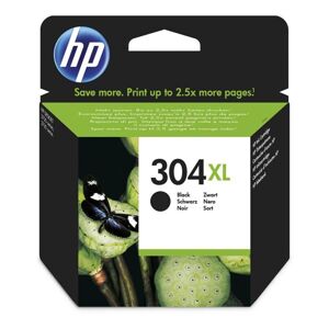 HP originál ink N9K08AE, HP 304XL, black, 300str., 5.5ml, HP DeskJet 2620,2630,2632,2633,3720,3730,3732,3735, čierna