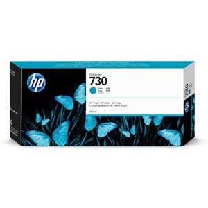 HP originál ink P2V68A, HP 730, cyan, 300ml, HP HP DesignJet T1700 44 printer series, T1700dr 44, azurová
