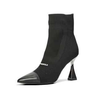 Karl Lagerfeld dámske módne členkové čižmy - čierne - 40