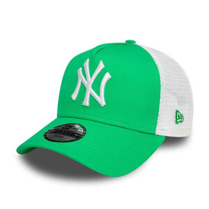 Detská Šiltovka Kids NEW ERA 940 A-Frame Trucker Cap NY Yankees League Essential Adolescent Green - Youth