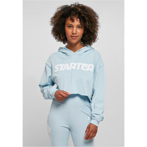Ladies Starter Cropped Hoody icewaterblue - M