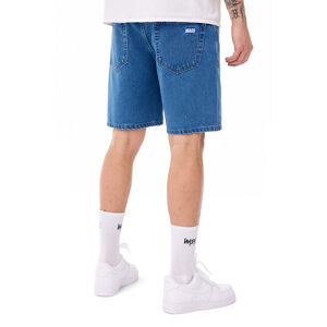 Mass Denim Box Jeans Shorts relax fit blue - W 30
