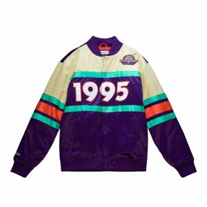 Mitchell & Ness All Star 1995-96 Heavyweight Satin Jacket purple - L