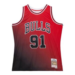 Mitchell & Ness Chicago Bulls #91 Dennis Rodman Golden Hour Glaze Swingman Jersey red - XL