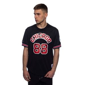 Mitchell & Ness Chicago Bulls All Star black Name & Number Mesh Crewneck  - S