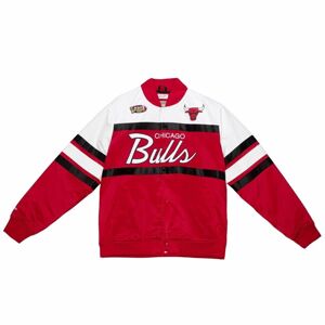 Mitchell & Ness Chicago Bulls Special Script Heavyweight Satin Jacket red - XS